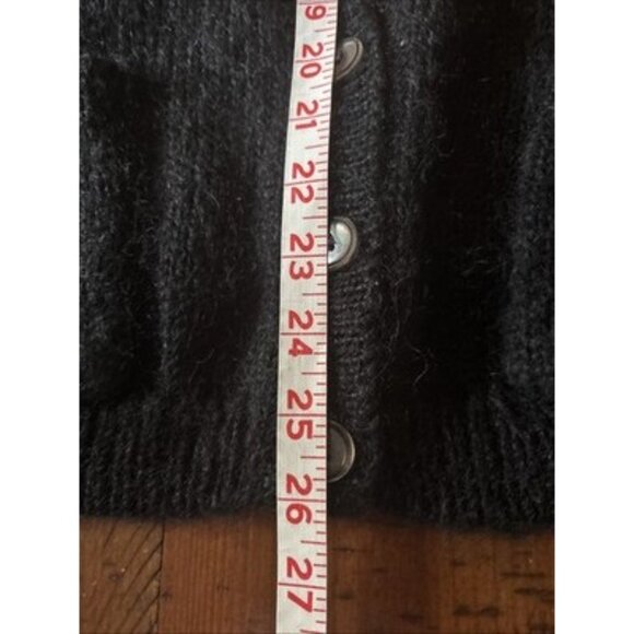 Penbrooke Lane Black Mohair Cardigan Size Medium - Picture 6 of 6